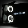 Projectorscheinwerfer mit Dual Angeleyes LED Klarglas Chevrolet Silverado1