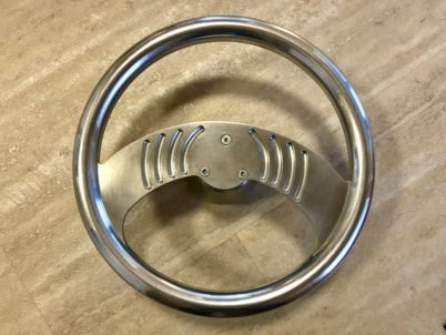 Billet Custom Alu Lenkrad poliert 30 cm VW Audi Porsche Seat