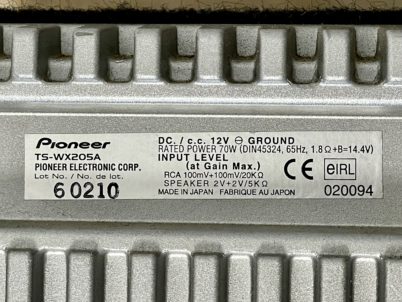 Pioneer High SPL Active TS-WX205A Bandpass Subwoofer 250 Watt