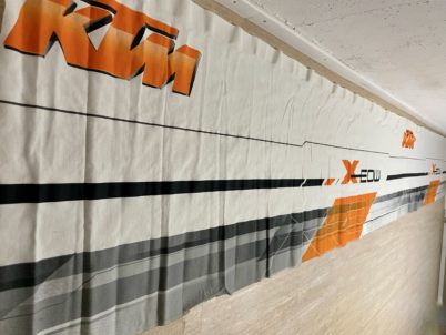 KTM X-BOW Werbebanner 6 Meter