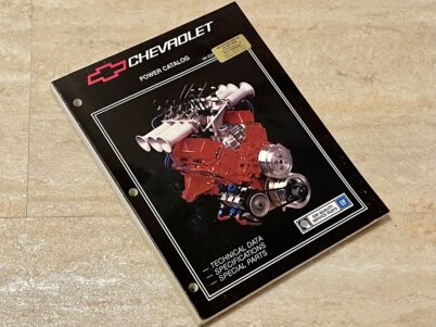 Chevrolet Power Catalog 6th Edition 1988 Tech Data Specs Small-Block and Big-Block Chevy