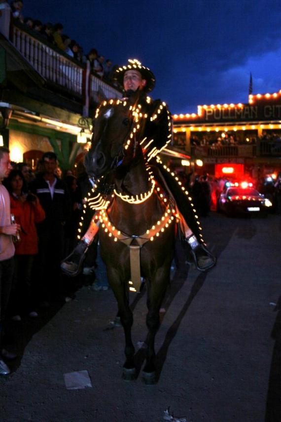 Cowboy Night Show in der Western Stadt Pullman City