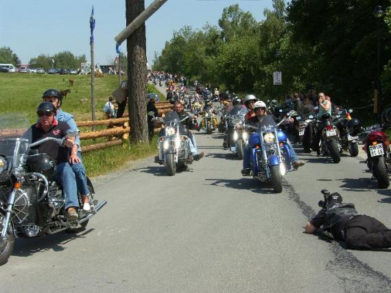 Auch Harley Davidson sind wilkommen beim Event in Pullmancity