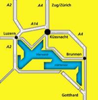 Plan zum Treffen bei Küssnacht am Rigi