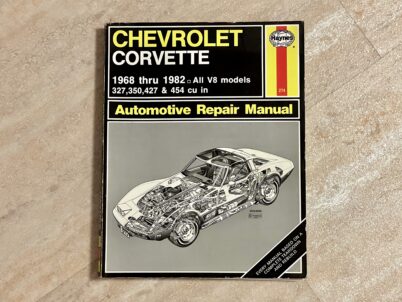 Corvette Reparaturhandbuch von 1968 bis 1982
