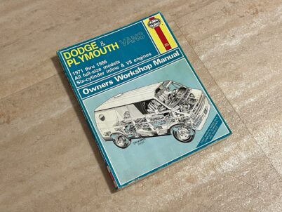 Dodge Van und Plymouth Van Reperaturhandbuch 1971 bis 1986 von Haynes