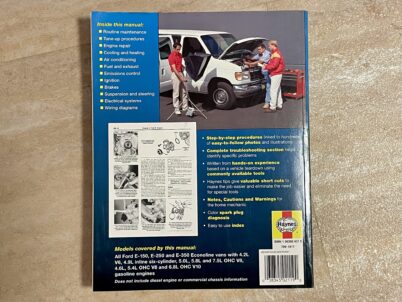 Ford Van Reparaturhandbuch 1992 bis 2001 von Haynes