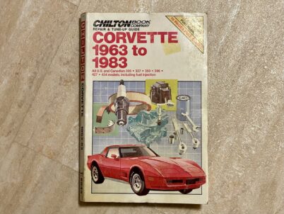 CHILTON Book Cpmpany, REPAIR & TUNE-UP GUIDE, CORVETTE 1963 to 1983