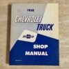Chevrolet Truck Reparaturhandbuch 1958 von General Motors Corporation