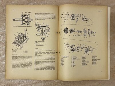 Chevy II Reparaturanleitung mit Maßtabelle Einstelltabelle von Bucheli Nr. 85