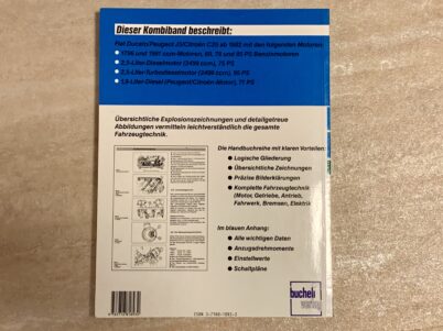 Reihe/Serie Reparaturanleitungen Sprache deutsch Maße 210 x 280 mm Gewicht 720 g