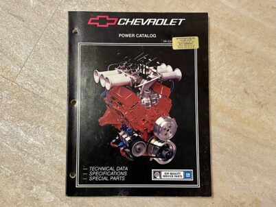 6te Auflage von 1988 von den Chevrolet Motoren, technische Daten, Spezifikationen für die Small-Block und Big-Block Chevy Motoren