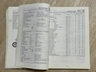 YAMAHA YZ 125 F 1994 GENUINE YAMAHA SERVICE REPAIR WORKSHOP MANUAL 4JY-28199-80