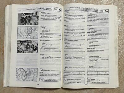 Yamaha YZ 125 1994 Reparaturbuch und Wartungshandbuch von Yamaha Motor Co. Ltd.