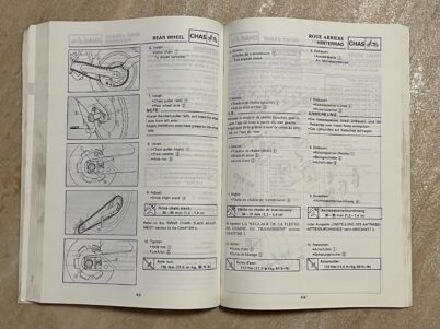 Yamaha YZ 125 1994 Reparaturbuch und Wartungshandbuch von Yamaha Motor Co. Ltd.