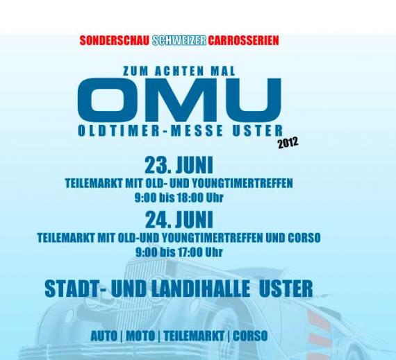 OMU Oldtimer & Youngtimer Messe Uster CH 2012