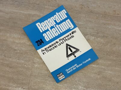 Autoelektrik-Pannenhilfe in Theorie und Praxis, ein Buch der Reihe Reparaturanleitung vom Bucheli Verlag Nr. 234