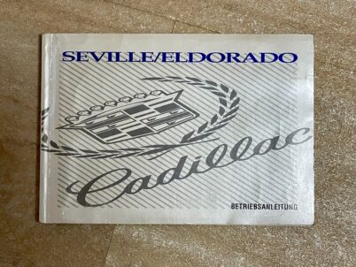 Cadillac Seville / Eldorado Deutsche Bedienungsanleitung 1996 - 2002