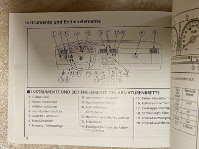 Cadillac Seville / Eldorado Deutsche Bedienungsanleitung 1996 - 2002