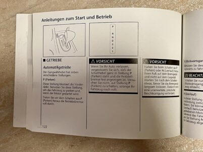 Cadillac Seville / Eldorado Deutsche Bedienungsanleitung 1996 - 2002