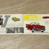 CHEVROLET BEL AIR CABRIOLET 2434 1957 Verkaufsbroschüre Katalog Prospekt von GM Biel