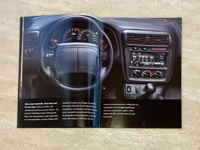 Chevrolet Camaro Coupe Targa Cabriolet Z28 Coupe 1998 Prospekt