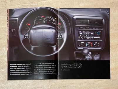 Chevrolet Camaro Coupe Targa Cabriolet Z28 Coupe 2001 Prospekt