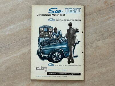 Einstelldaten 1964 1965 von USA Autos Bucheli 111