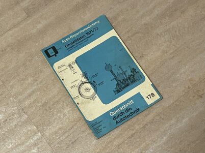 Einstelldaten 1971 1972 von EU USA J Autos Bucheli 178