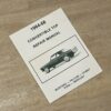 Ford Mustang Cabriolet Verdeck Reparatur Service Buch 64 - 66
