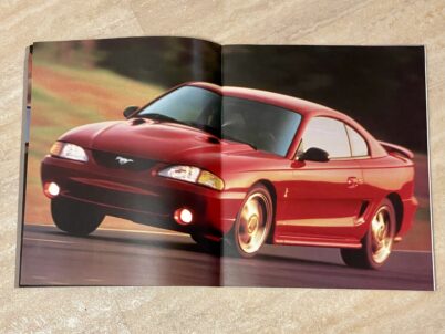 Ford Mustang Cobra SVT Coupe 1996 Broschüre
