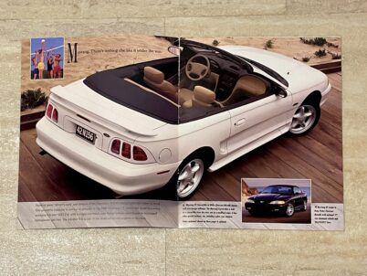 Ford Mustang Coupe und Cabriolet 1996 Prospekt