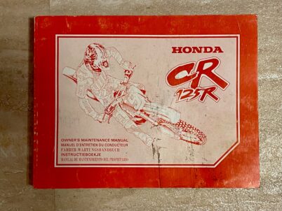 Honda CR 125 R 1994 Motocross Werkstatthandbuch Reparaturanleitung