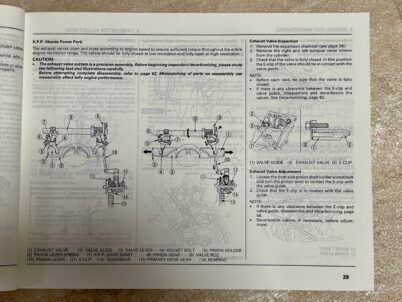 Honda CR 125 R 1994 Motocross Werkstatthandbuch Reparaturanleitung