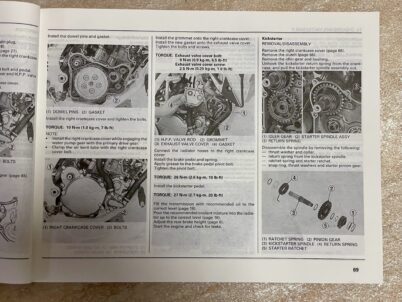 Honda CR 125 R 1994 Motocross Werkstatthandbuch Reparaturanleitung