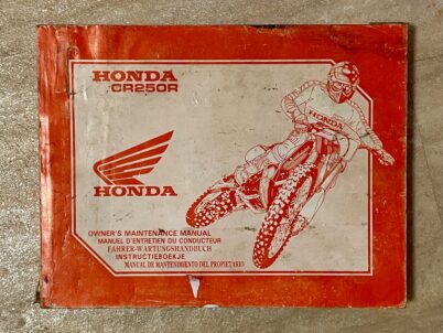 Honda CR 250 R 1994 Motocross Werkstatthandbuch Reparaturanleitung.