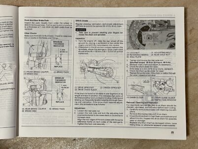 Honda CR 250 R 1994 Motocross Werkstatthandbuch Reparaturanleitung.