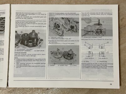 Honda CR 250 R 1994 Motocross Werkstatthandbuch Reparaturanleitung.