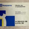Husqvarna TE350 TE610 TE610 1995 Wartung und Betriebsanleitung