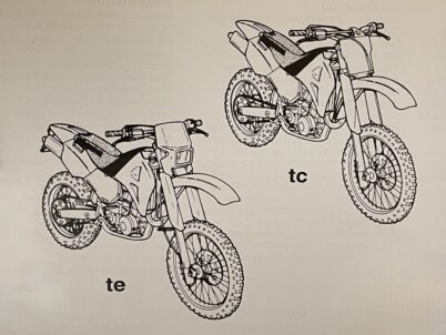 Husqvarna TE350 TE610 TE610 1995 Wartung und Betriebsanleitung