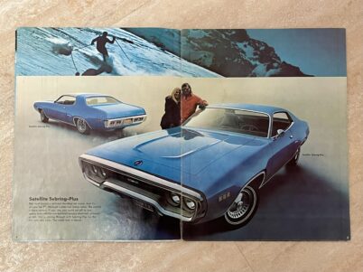Plymouth Satellite 1971 Reklameschrift