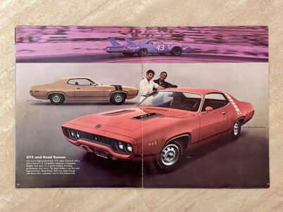 Plymouth Road Runner GTX und Satellite 1971 Prospekt