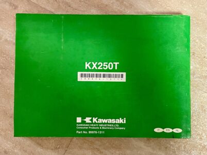 Kawasaki KX 250F MX Motocicleta Manual del Propietario IT ES NL 2006