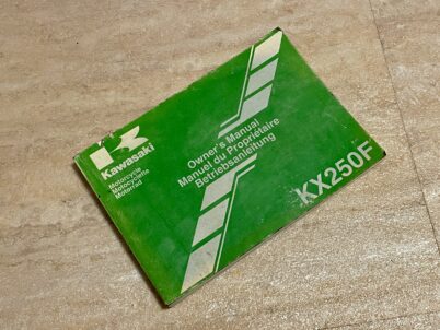 Kawasaki KX 250F MX Motorrad Betriebsanleitung 2006