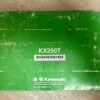 Kawasaki KX 250F MX Motorrad Betriebsanleitung 2006