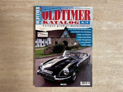 Oldtimer Katalog Nr. 19. Europas größter Oldtimerkatalog Verlag mit Olditax-Marktpreisen