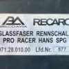 RECARO PRO RACER VARIO HANS SPG RENNSCHALEBSITZ SCHWARZ