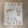 VINTAGE SWISSAIR AIRLINES DC-9 SAFETY CARD 1979