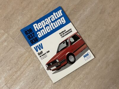 VW Golf Reparaturbuch 936 937 938 von Bucheli Verlag