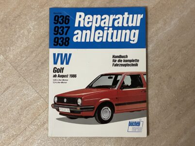 VW Golf Reparaturbuch 936 937 938 von Bucheli Verlag